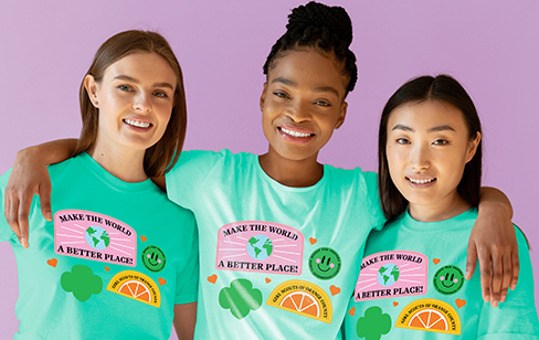 Every girl & Troop Leader renewed by APRIL 15 - will receive an exclusive GSOC member T-Shirt!