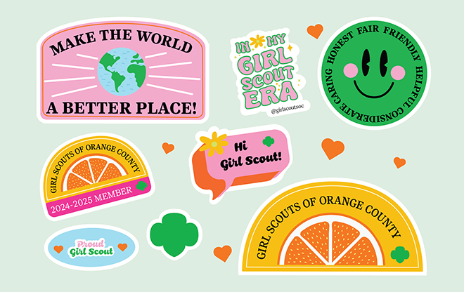 Every girl renewed by MAY 31 - will receive an exclusive GSOC Sticker Pack.