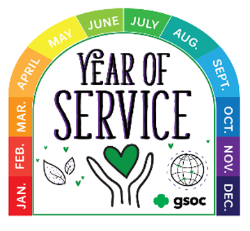 GSOC Year of Service Monthly Community Service Opportunities