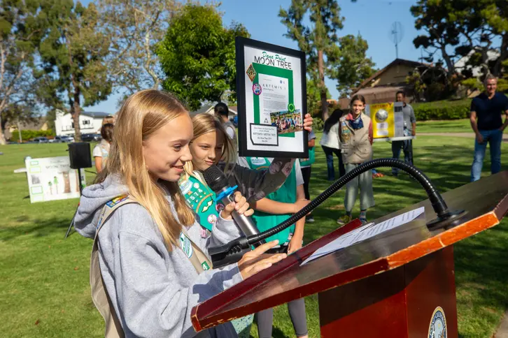 Patch Orange County News - Sequoia Seedling Moon Tree
