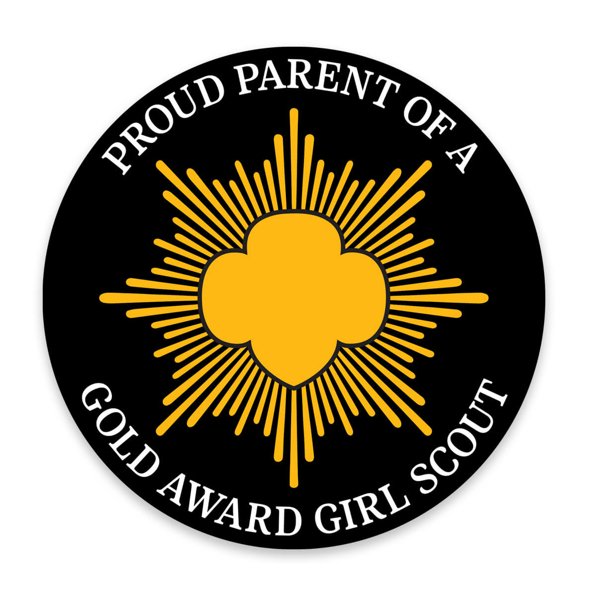 Gold Award Car Magnet