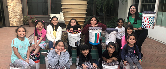 Community Programs Group of Girls in a Community Program