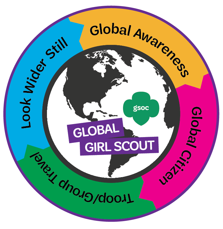 GSOC Global Girl Scout Patch