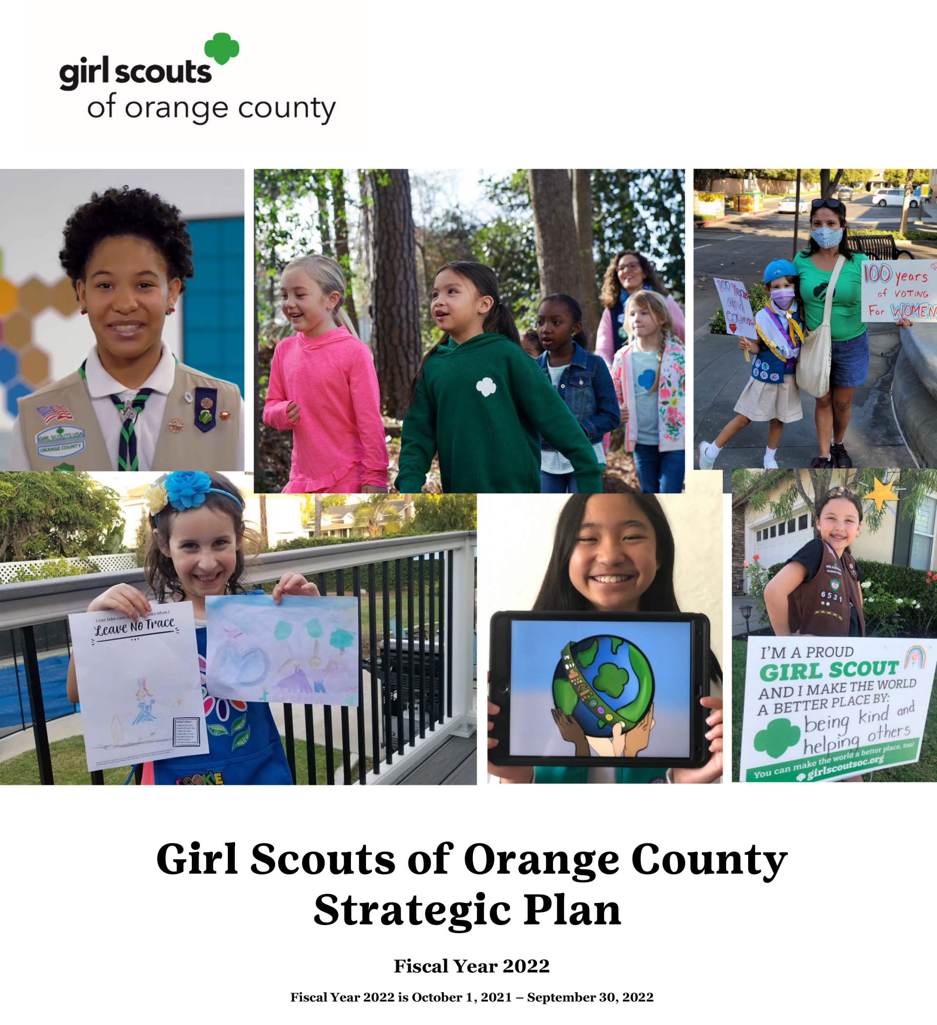 Girl Scouts of Orange County 2022 Strategic Plan