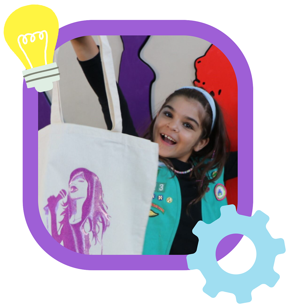 A Makerspace is a collaborative, hands-on environment where Girl Scouts can design, build, andexperiment.