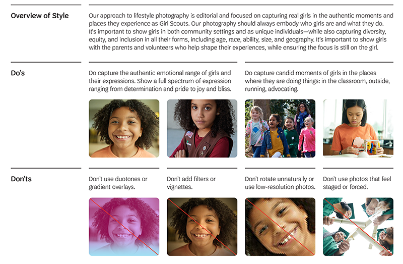 Girl Scout Photography Do's and Don'ts