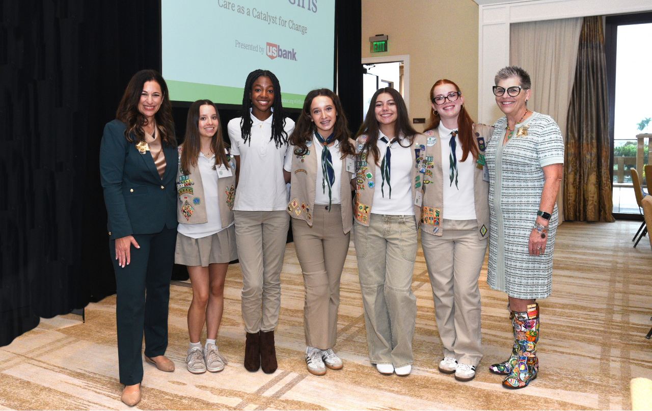 Voice for Girls Keynote Speaker, Girl Scout Panelists, and GSOC CEO