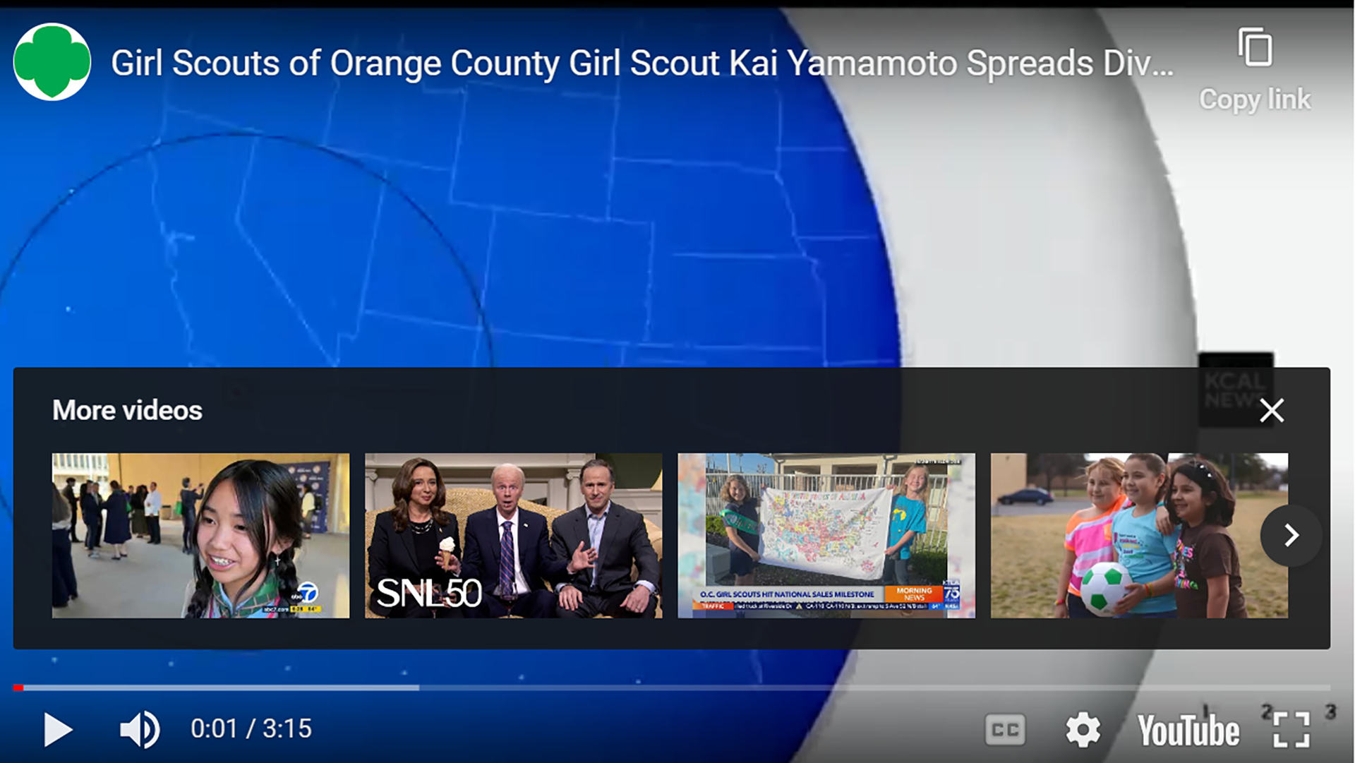 KCBS News in Los Angeles - Girl Scouts of Orange County Girl Scout Kai Yamamoto Spreads Diversity.